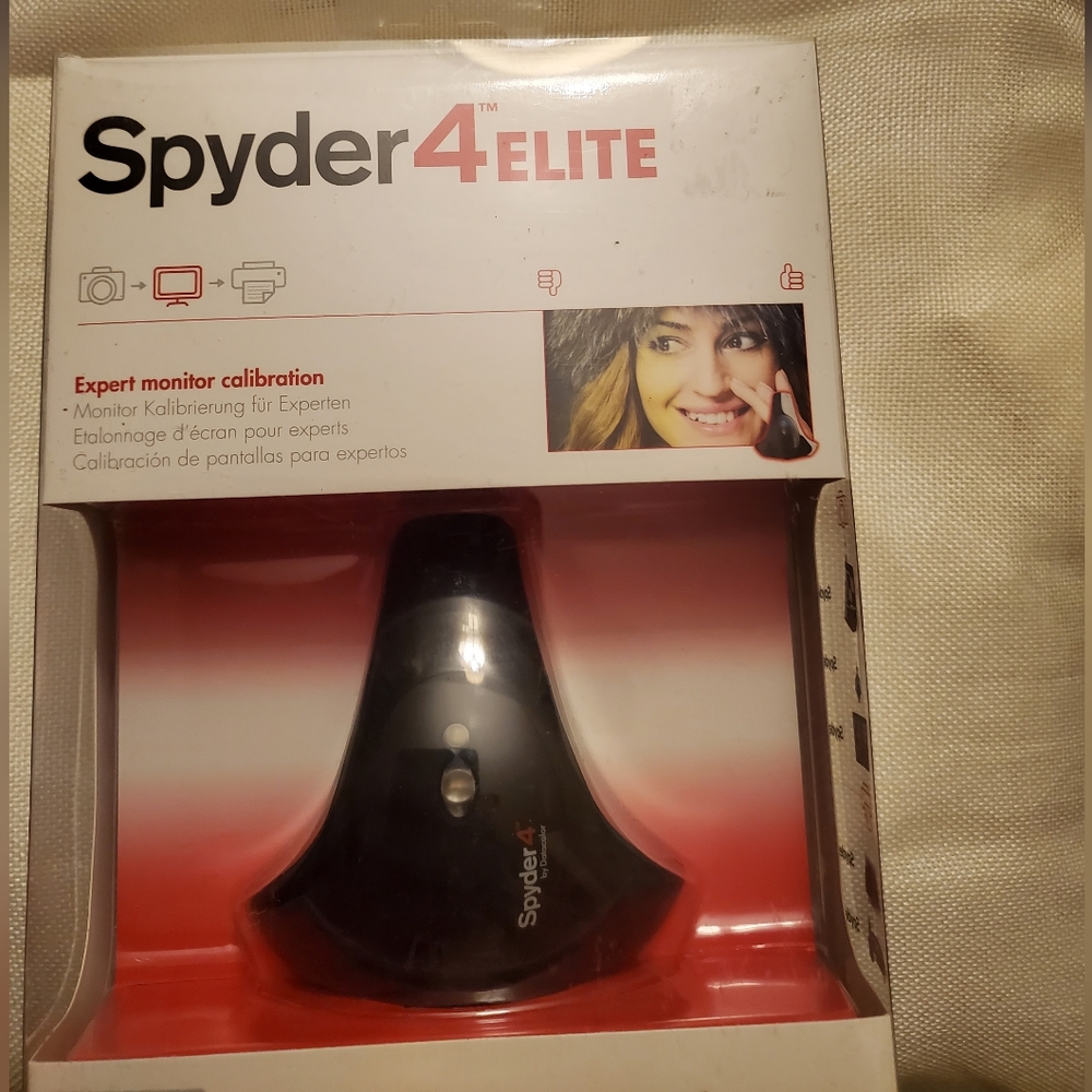 NWT Datacolor Spyder4Elite Expert Colorimeter Monitor Calibration